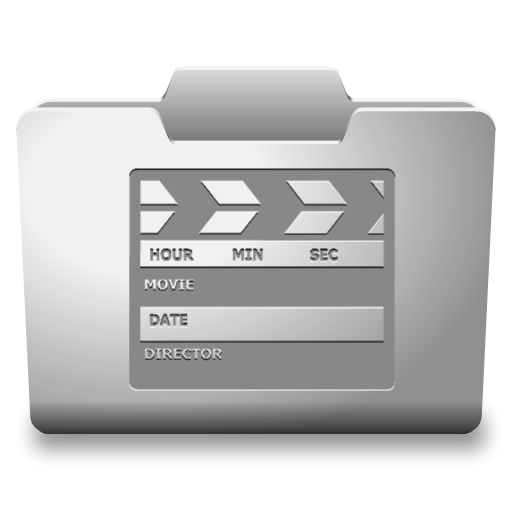 White Movies Icon 512x512 png